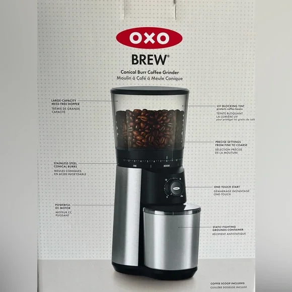 OXO Brew Conical Burr Coffee Grinder - Picture 6 of 8